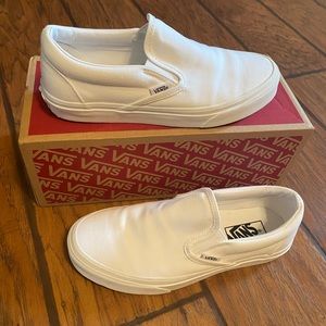 Vans White Slip-on Unisex